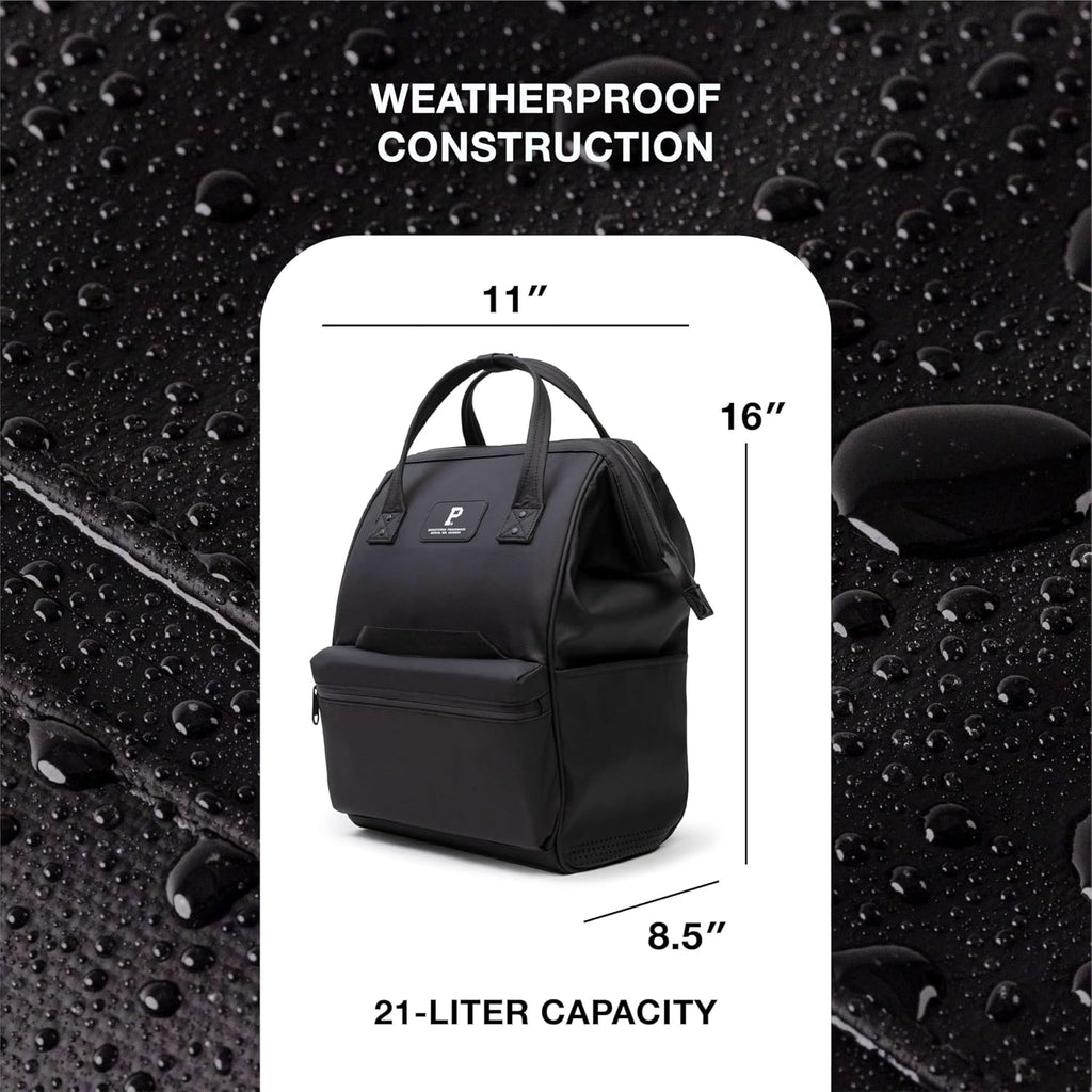 Cascade Standard Backpack, 21L, Black | Weatherproof Construction, Perfect For Daily Use And Travel, Padded Laptop Sleeve And Adjustable Straps