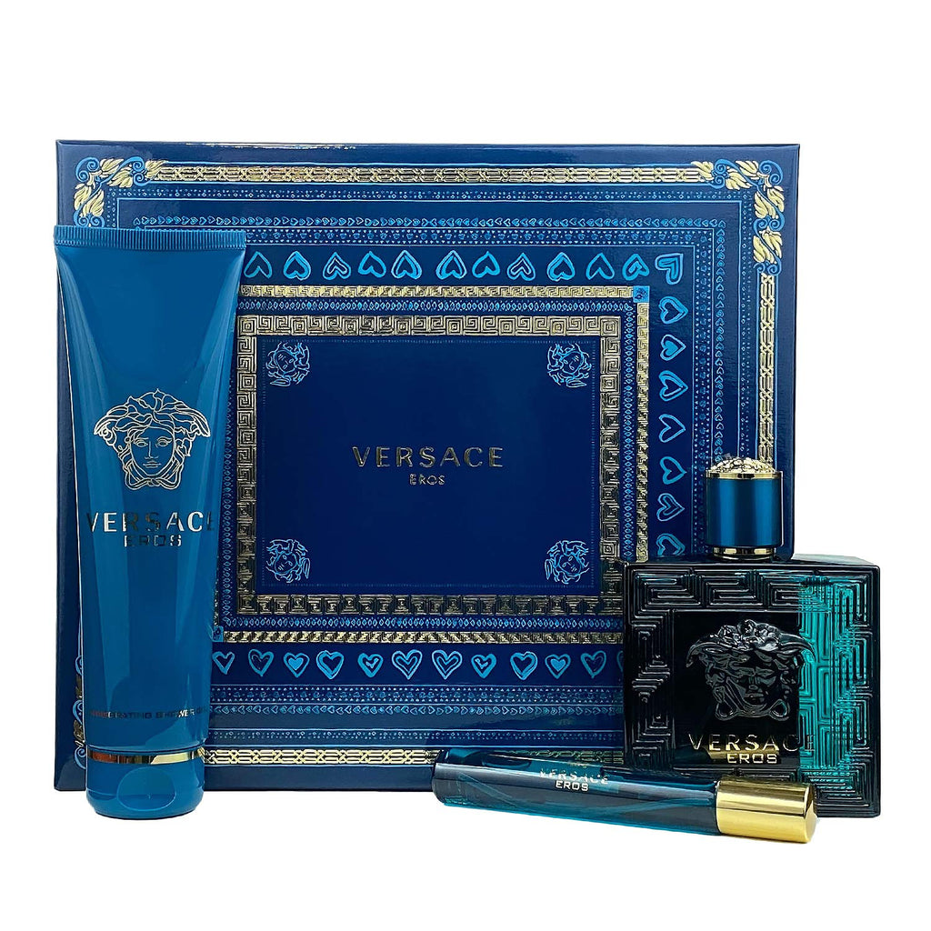 Versace Versace Eros Men 3 Pc Giftset