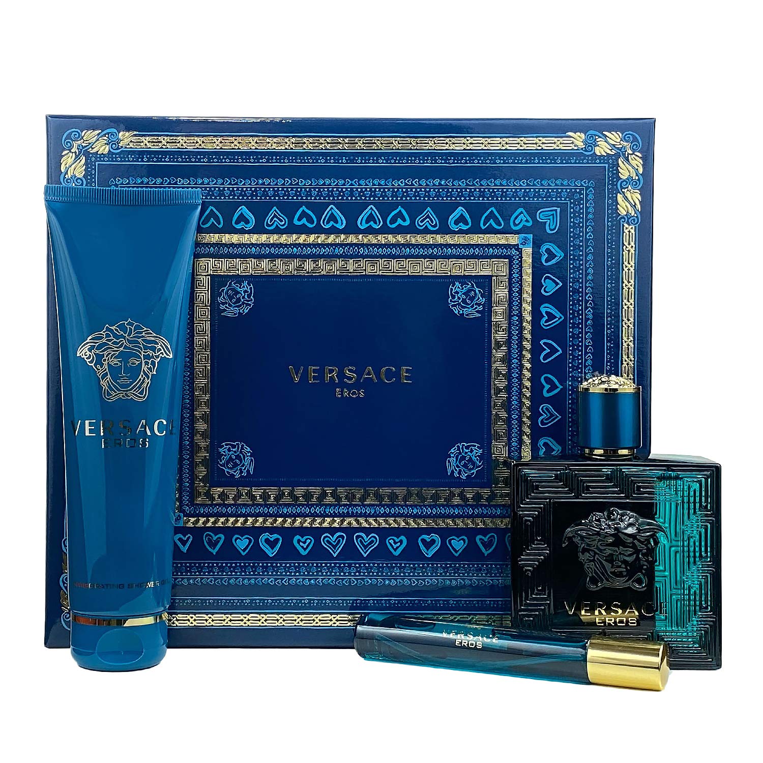 Versace Versace Eros Men 3 Pc Giftset