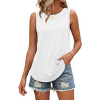 Tank Tops for Women Summer Outfits 2026 Crewneck Spring Casual Sleeveless Shirts Blouses Clothing