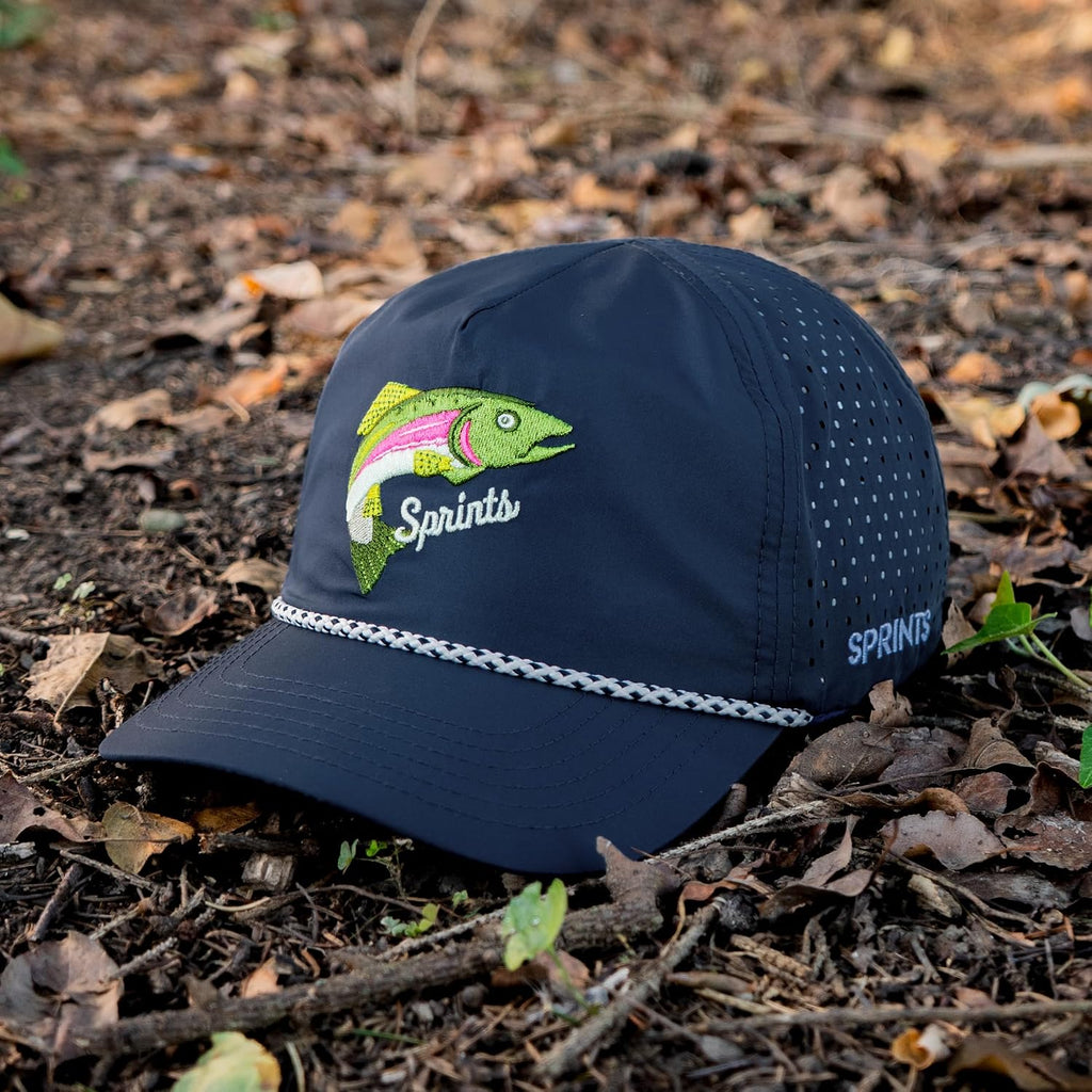 Sprints Semi-Structured EZ Rope Snapback | Lightweight, Quick Dry, Sport Hat, One Size, Unisex Streamline