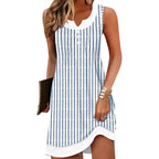 Etcyy Beach Dresses For Women 2026 Vacation Swimsuit Coverup School Teacher Summer Dress Button Down Sleeveless Boho Sundress