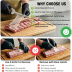 Rib Membrane Removal Tool – 304 Stainless Steel Rib Prep Tool Membrane Remover & Bb Rib Skinner