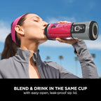 Ninja Blast Portable Blender | Cordless | 18-oz. Vessel | Personal Mixer for Shakes & Smoothies | BPA Free | Leakproof Lid & Sip Spout | USB-C Rechargeable | Dishwasher Safe Parts | Black | BC151BK