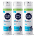 NIVEA MEN Sensitive Cool Shave Gel for Sensitive Skin, Alcohol Free Shaving Gel with Chamomile Extract, 7 Oz Can, Pack of 3