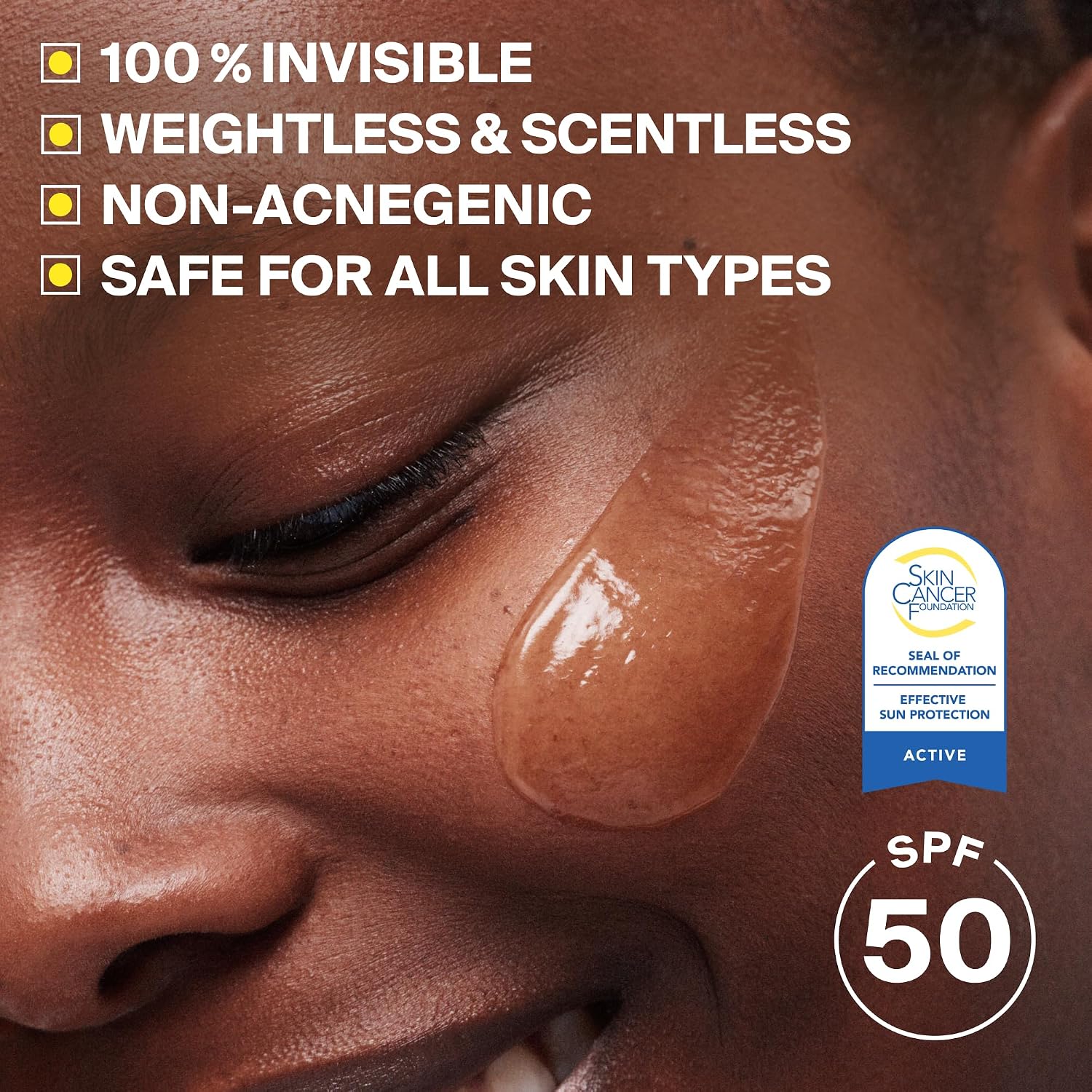 Supergoop! Unseen Sunscreen - Spf 50 - Clear & Invisible Face Sunscreen + Broad Spectrum + Makeup-Gripping Primer - Weightless, Scentless, Oil Free - For All Skin Types & Tones - 1.7 Fl Oz