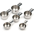 Hudson Essentials Stainless Steel Measuring Cups Set (6 Piece Set)