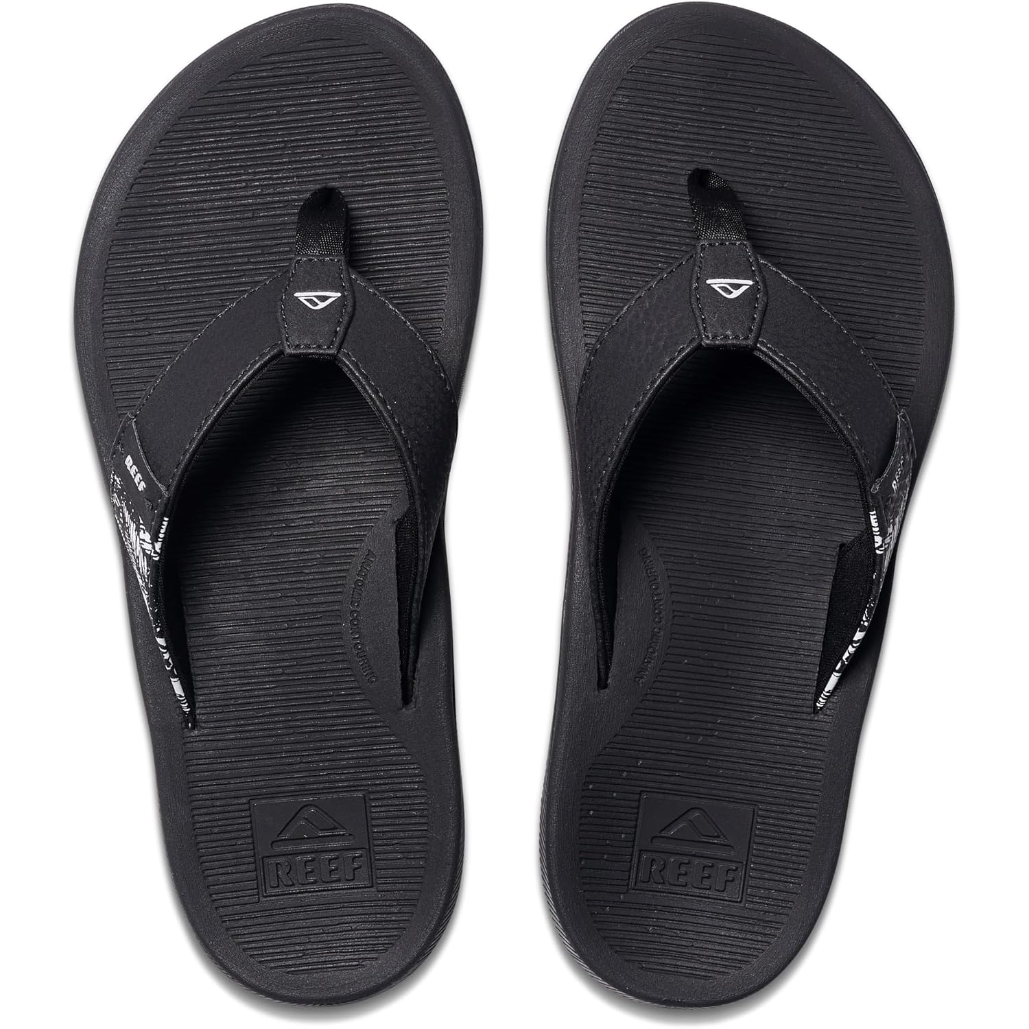 Reef Santa Ana Womens Flip Flop, Arch Support, Water Friendly, Non Marking Outsole
