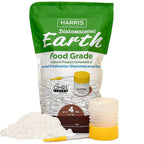 Harris Diatomaceous Earth Food Grade, 4Lb With Powder Duster Included In The Bag