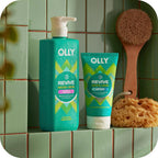 Olly Revive Body Wash With Magnesium, Electrolytes & Vitamin B12– Nourishing Cleanser For Skin Barrier Repair, Deep Hydration, Refreshing Nerolidew Scent, 17 Oz