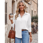 Zeagoo Blouses For Women Dressy Casual Long Sleeve Button Down Shirts Collared Summer Tops Fall Fashion Clothes