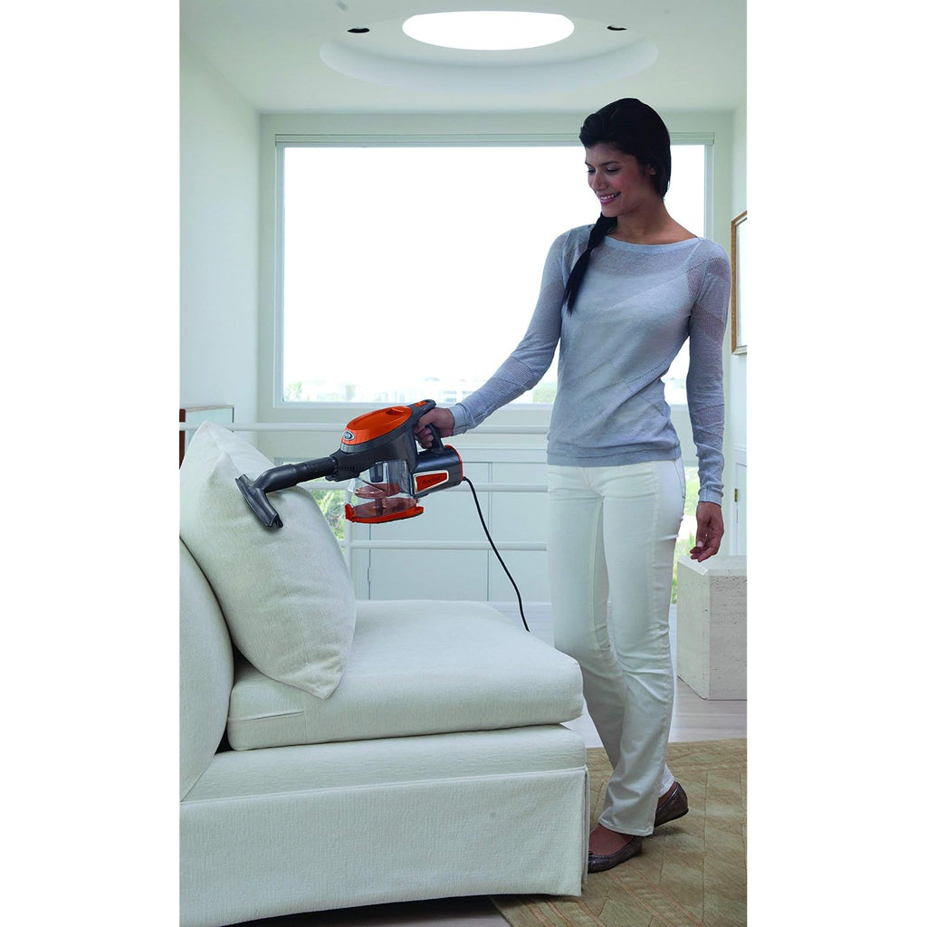 Shark Rocket Hv302 Ultra-Light Corded Bagless Vacuum For Carpet And Hard Floor Cleaning With Swivel Steering, Orange (Renewed)