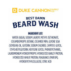 Duke Cannon Beard Wash for Men – Hydrating Beard Shampoo & Facial Hair Cleanser – Gently Cleans, Softens & Conditions Beard – 6 fl oz
