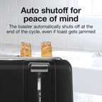 Proctor Silex 4 Slice Toaster With Extra Wide Slots For Bagels | Browning Control With 7 Shades | Auto Shutoff | Toast Boost | Slide-Out Crumb Tray | Cancel Button | White | 24215G