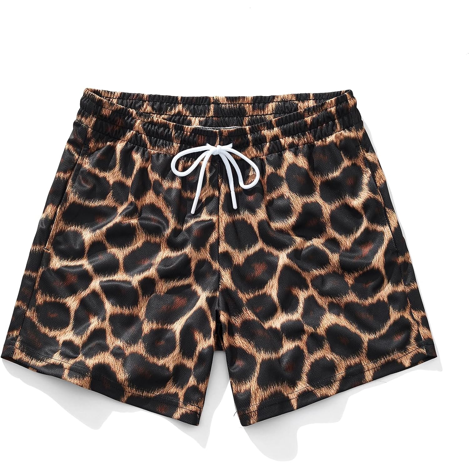 Aimpact Men'S Animal Graphic Print Shorts 5" With Pockets