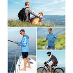 Fisheal Men'S Performance Fishing Hoodie Shirt With Thumbholes - Upf 50 Sun Protection Camo Long Sleeve Shirts Quick-Dry