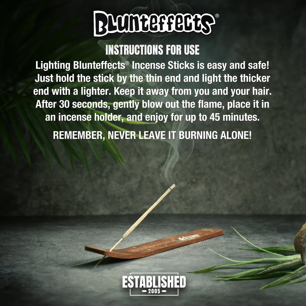 Blunteffects Hand-Dipped Incense Sticks - Premium 144-Pack Variety Set, 12 Different Scents, 11" Long, Usa-Made Aromatherapy With Long Burn Time (12 Pack, 144 Total Sticks)