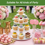 Dealusy 100 Pack Individual Cupcake Containers With Airtight Dome Lids, Clear Plastic Single Cupcake Boxes, Stackable Disposable Muffin Holders For Baking, Parties, Weddings & Picnics