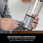 Ninja Blast Portable Blender | Cordless | 18-oz. Vessel | Personal Mixer for Shakes & Smoothies | BPA Free | Leakproof Lid & Sip Spout | USB-C Rechargeable | Dishwasher Safe Parts | Black | BC151BK