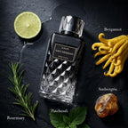 Cologne For Men, Alcohol-Free Long Lasting Perfume Fragrance, Fresh Lemon Citrus & Marine Scent With Cedar, Patchouli & Musk, 100Ml / 3.4 Fl Oz, Daily Wear, Father’S Day Gift (Navy Meridian)