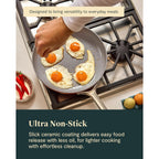 Caraway Nonstick Ceramic Frying Pan (2.7 Qt, 10.5") - Non Toxic, Ptfe & Pfoa Free - Oven Safe & Compatible With All Stovetops (Gas, Electric & Induction) - Navy