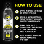 Raid Max Foaming Wasp & Hornet Killer, Fast Coverage Foam, Outdoor Bug Spray, 16.5 Oz