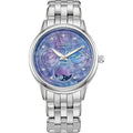 Citizen Women'S Eco-Drive Calendrier, Moon Phase Diamond Accents Dial, Stainless Case And Bracelet Watch, Month/Day/Date