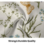 Aeioae Spring Pillow Covers 18X18 Inch Set Of 2,Sage Green Wild Flower Plant Throw Pillows Case,Seasonal Floral Outdoor Decorative Square Linen Farmhouse Decor Cushion Covers For Home Sofa Bed Couch