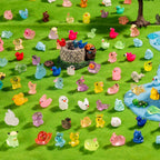 300Pcs Mini Resin Animals Many Styles Variety Tiny Animals Figures Miniature Little Small Animal Figurines Bulk For Micro Fairy Garden Landscape Accessories Hide Crafts Decor Aquarium