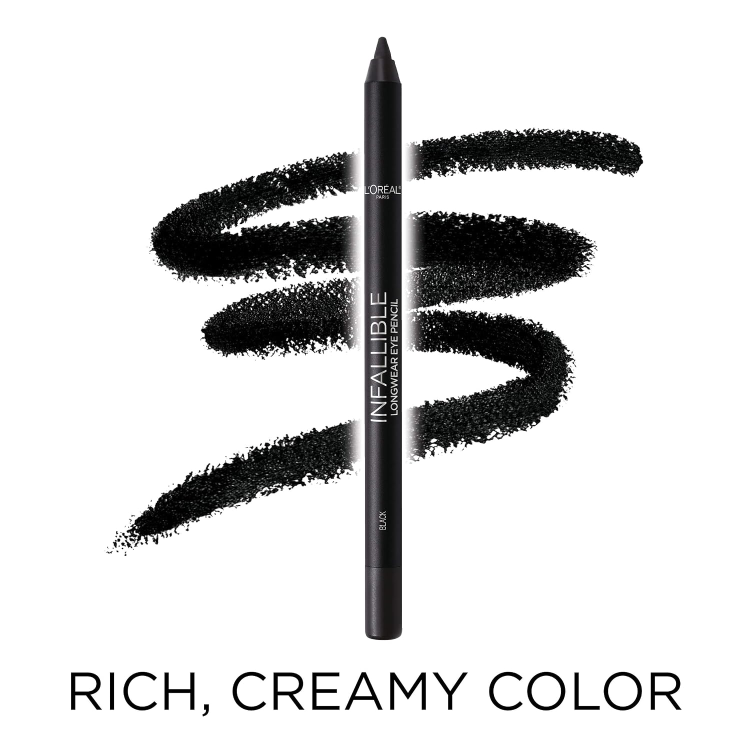 L'Oreal Paris Makeup Infallible Pro-Last Pencil Eyeliner, Waterproof And Smudge-Resistant, Glides On Easily To Create Any Look, Burgundy, 0.042 Oz.