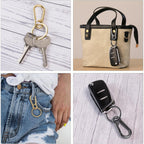 Metal Keychains Keyring Clip Holder Organizer Key Chain Ring For Accessories Women Men, Home Car Keys