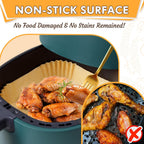 200Pcs Air Fryer Liners Disposable, Air Fryer Liners, 8.7" Square Parchment Disposable Paper Liner For Air Fryer, Parchment Paper, Baking, Roasting And Microwave