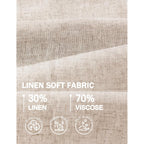 Coofandy Mens Casual Linen Shorts Elastic Waist Drawstring Loose Fit Summer Beach Vacation Shorts With Pockets