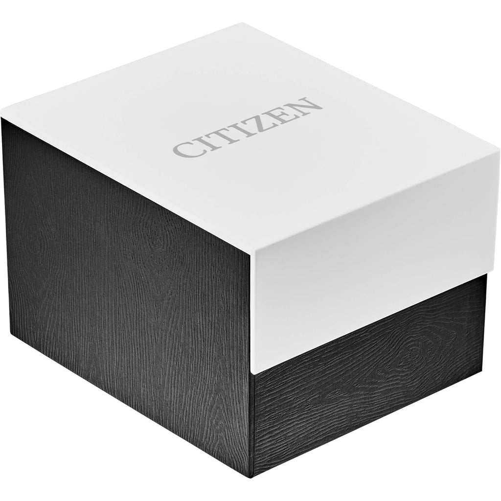 Citizen Women's Eco-Drive Dress Classic Watch in Two-Tone Stainless Steel, White Dial (Model: EW3144-51A)