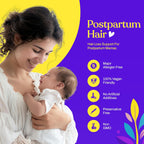 Mama'S Select Postpartum Hair Loss Vitamins – Reduce Shedding, Restore Thickness, Shine, & Strength – Supports Hormonal Balance, Cellular Renewal & Scalp Health – Treatment Is Safe For Breastfeeding