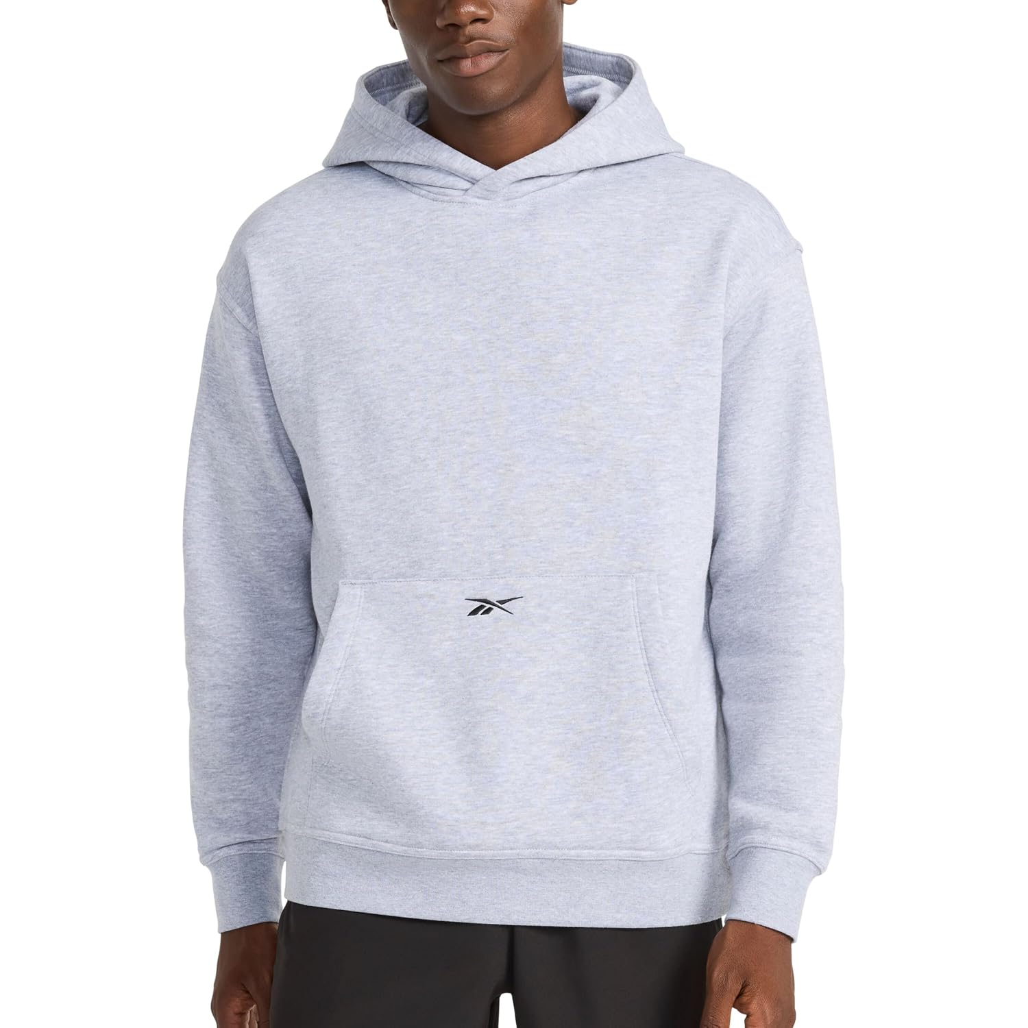 Reebok Men'S Transition Hoodie, Oversized Fit, Midweight Cotton-Poly Fleece Fabric