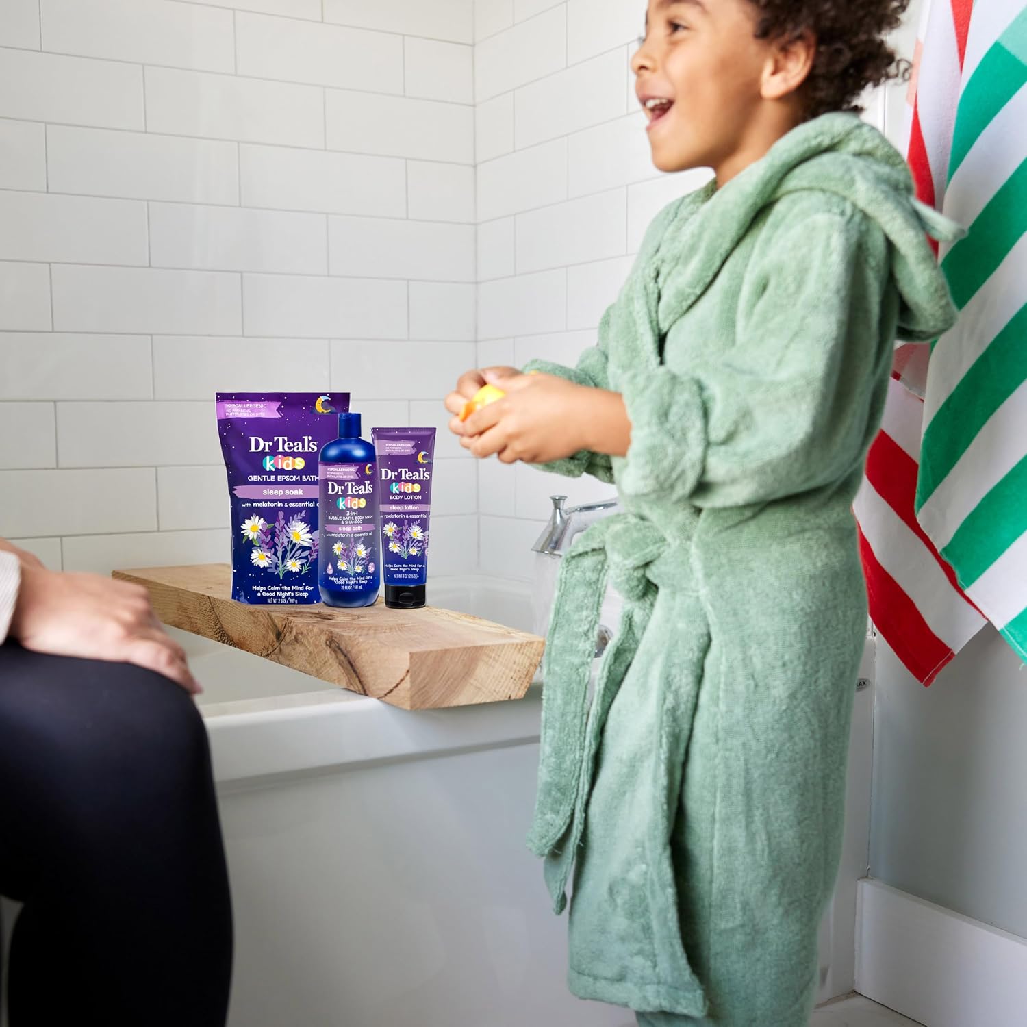 Dr Teal'S Kids 3-In-1 Sleep Bubble Bath, Body Wash & Shampoo With Melatonin & Essential Oil, Lavender Scent, 20 Fl Oz (Pack Of 3)