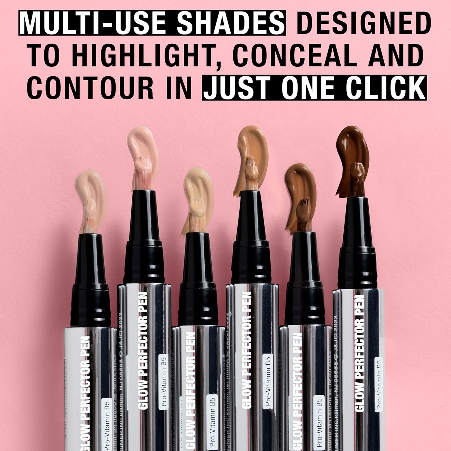 Neutrogena Healthy Skin Glow Perfector Concealer Pen, Lightweight Liquid Makeup for Face with Pro-Vitamin B5 & Vitamin E for a Radiant Finish, Neutral, 0.1 oz