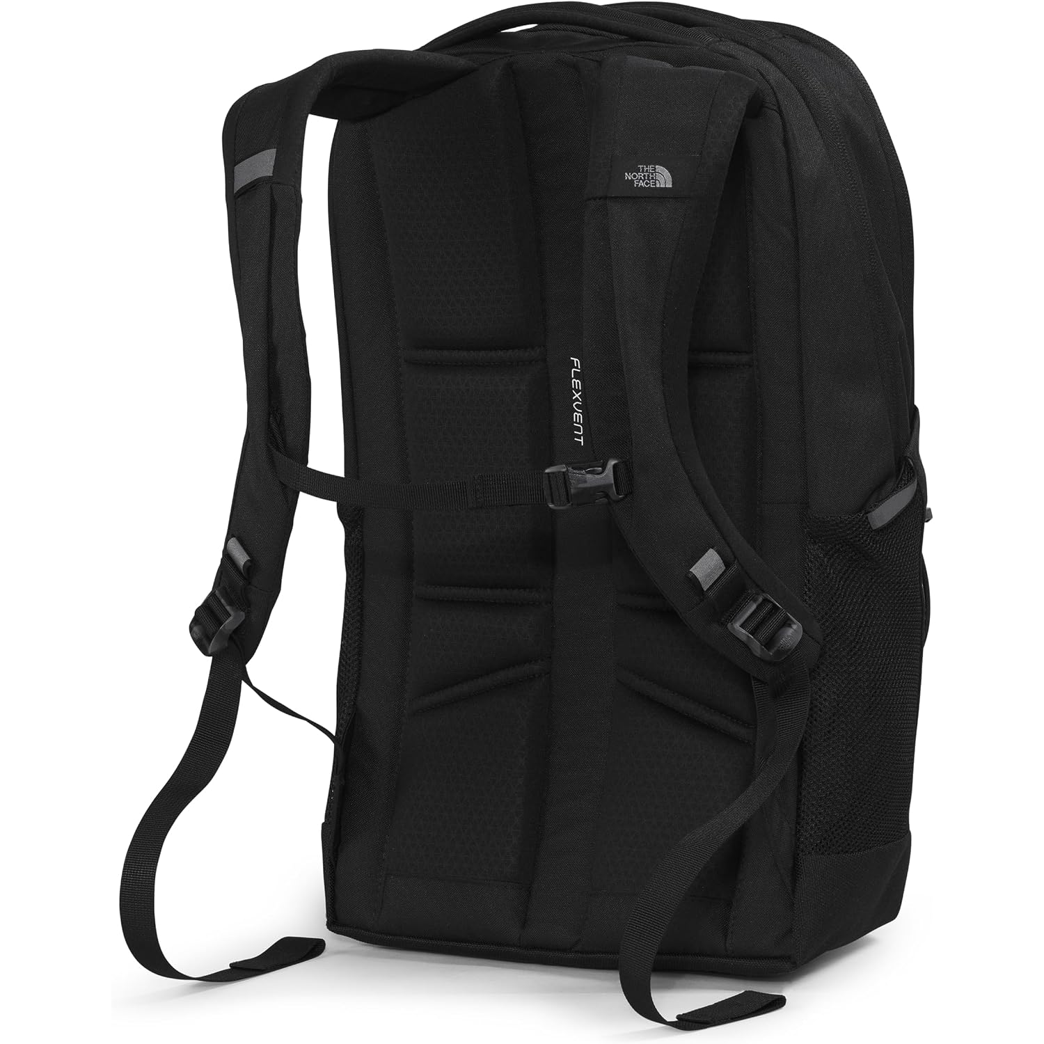 Thenorthface Women'S Jester Luxe Everyday Laptop Backpack, Tnf Black/Burnt Coral Metallic, One Size