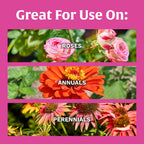 Scotts Rose And Bloom Continuous Release Plant Food, 3 Lbs. | Water Soluble, Fertilizer For Flowers, Vegetables, Houseplants, Trees, Indoor And Outdoor Plants