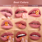 COLORGRAM NUDE BLUR TINT 02 CHARMING PINK | K-Beauty Makeup, Soft-Focus Matte Lip Stain, 2-in-1 Lip & Cheek