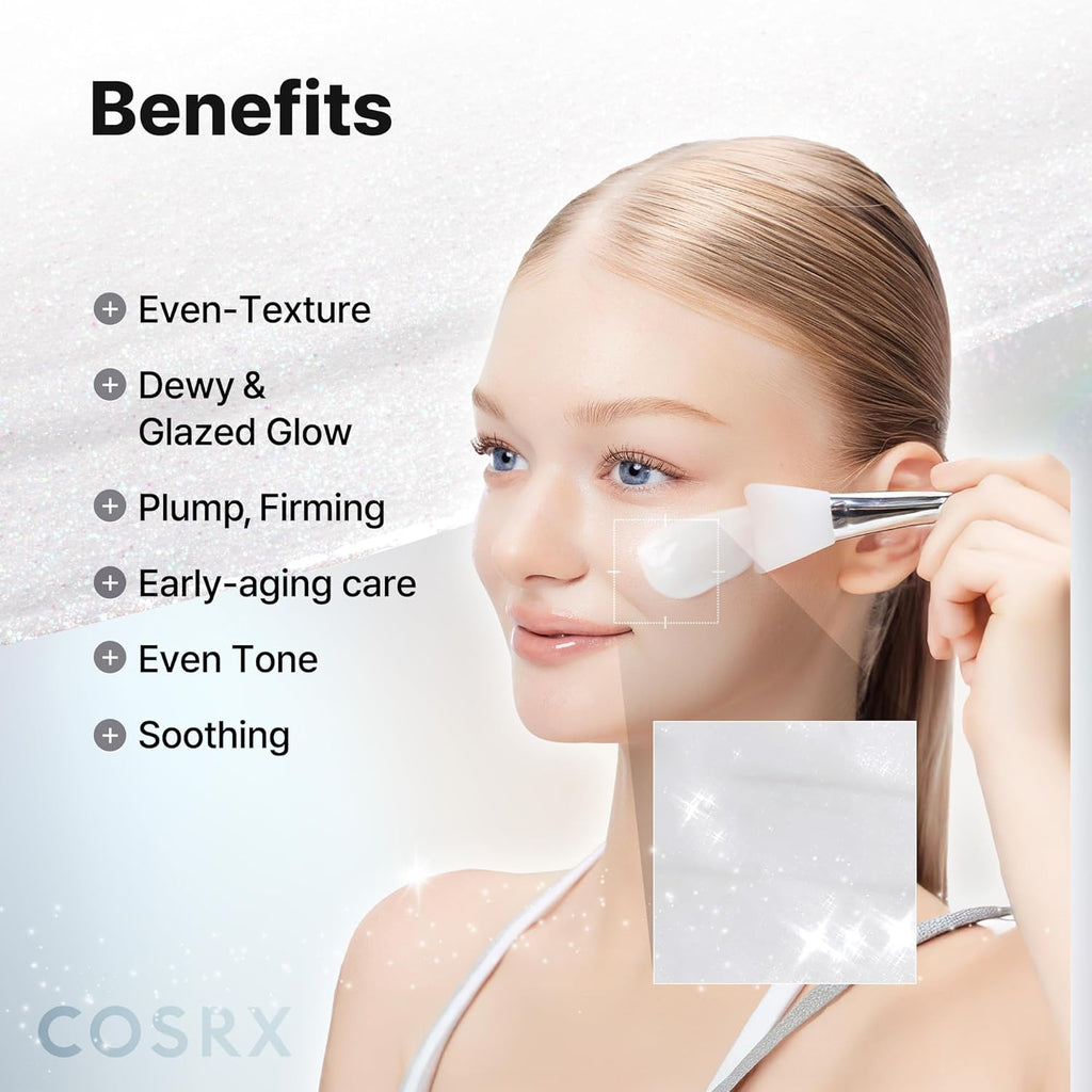 COSRX PDRN EXOSOME Glaze Wrapping Mask with SALMON DNA PDRN, Instant Glow, Easy Peel-Off Overnight Mask for Glass Skin, Firmness, Elasticity & Skin Texture Care, Mothers day gifts Korean Skin Care