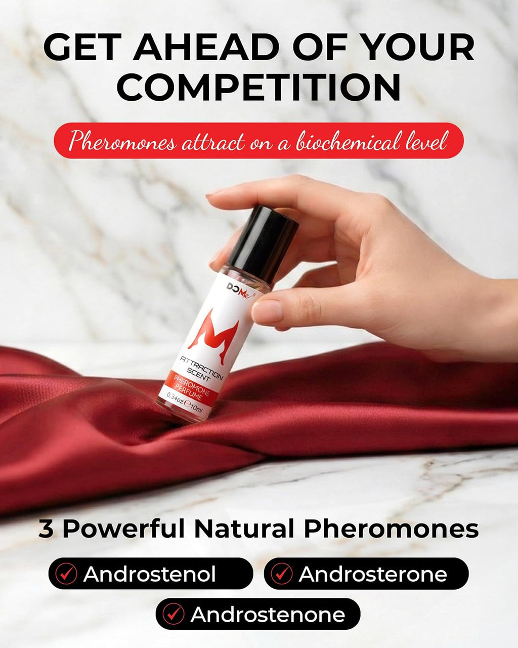 Do Me Pheromones Perfumes for Woman - Take your Charm to a New Level - Alluring Enhanced Scents in a Convenient Roll On Perfume Oil Bottle - Confidence with Every Swipe 0.34oz