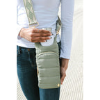 WanderFull Original HydroBag Fits Up to 32 oz Water Bottle Holder with Strap – Hands-Free Crossbody Water Bottle Carrier Bag with Phone Pocket