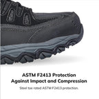 Skechers Men'S Cankton Steel Toe Construction Shoe - Electrical Hazard Rated, Memory Foam