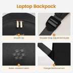 Lovevook Mini Backpack Purse For Women, Small Puffer Lightweight Backpack, Casual Daily Daypack Purse For Women, Back Pack With Anti-Theft Pocket For Travel-Black