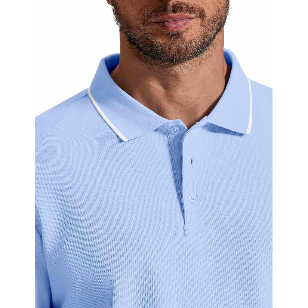 Coofandy Men'S Polo Shirts Classic Short Sleeve Polo T Shirts Cotton Pique Casual Summer Fashion Golf Shirt