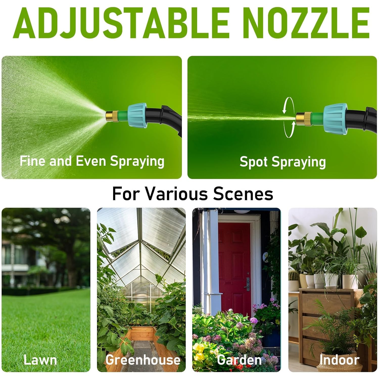 Battery Powered Garden Sprayer 2 Gallon, 7.4V Powerful Electric Pump Sprayer, Weed Sprayer With Usb Rechargeable Handle, 5 Mist Nozzles, Retractable Wand, Adjustable Strap For Yard, Garden