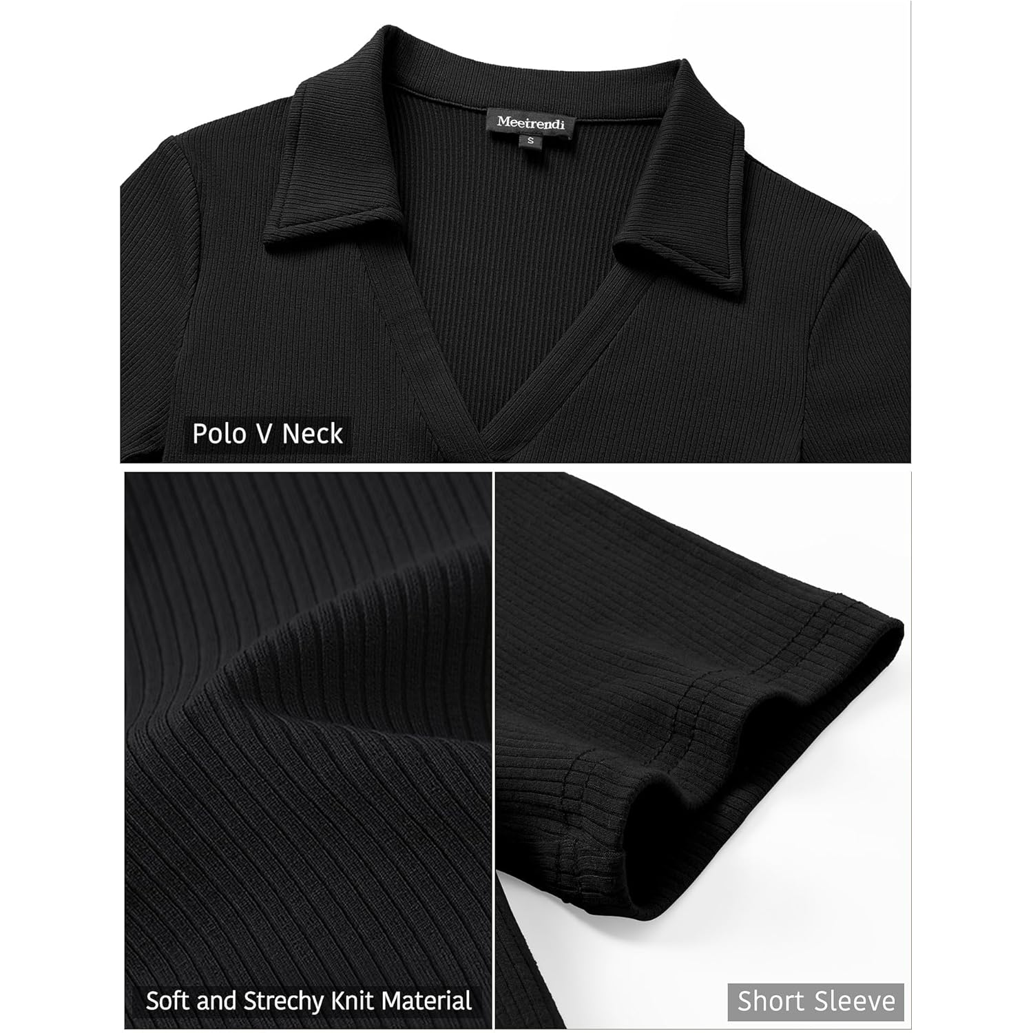 Womens Short Sleeve Work Shirts Summer V Neck Business Casual Polo Tops 2026 Fitted Basic Office Blouses