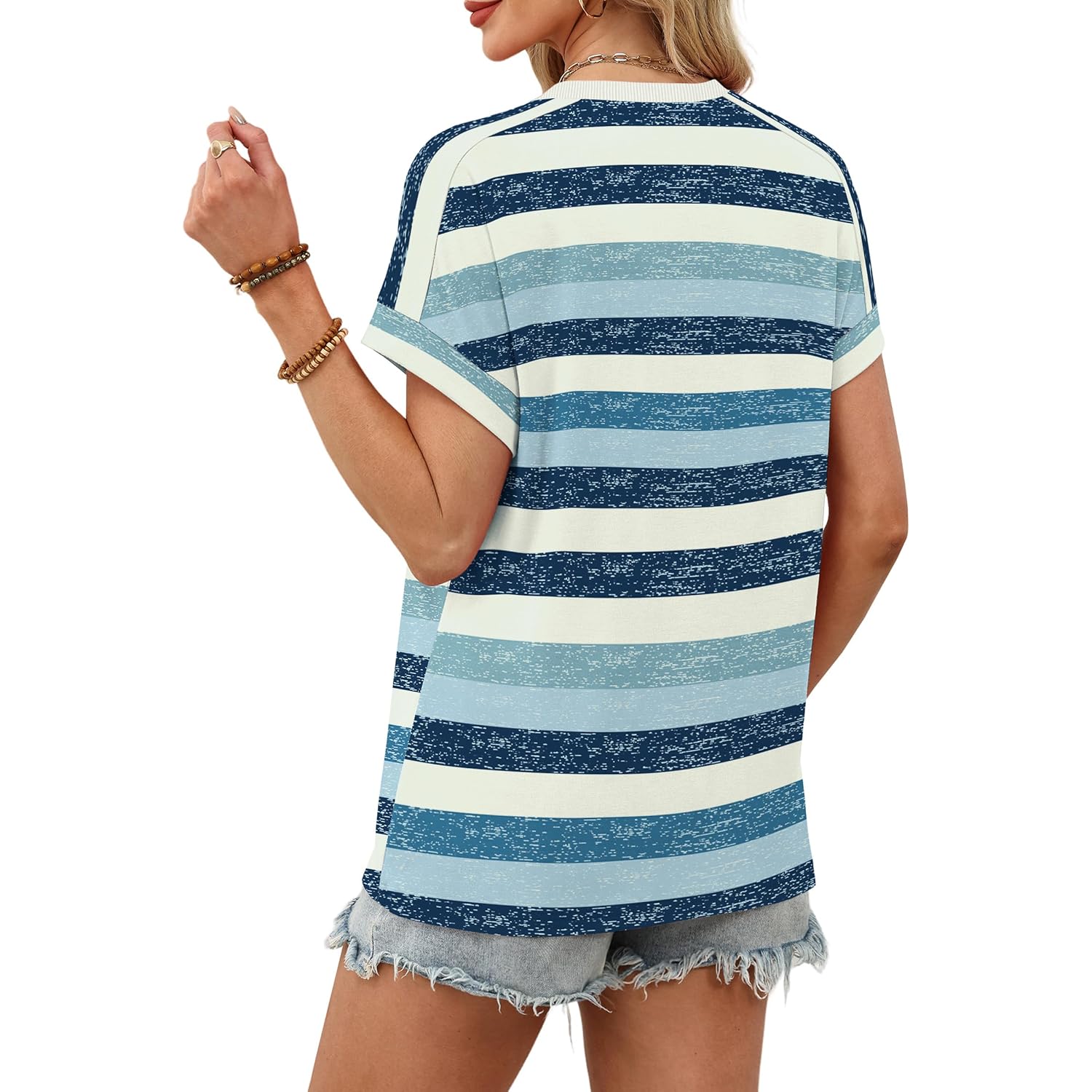 Wiholl Womens Tops Short Sleeve Shirts Summer Outfits 2026 Spring Dressy Casual Clothes Clothing